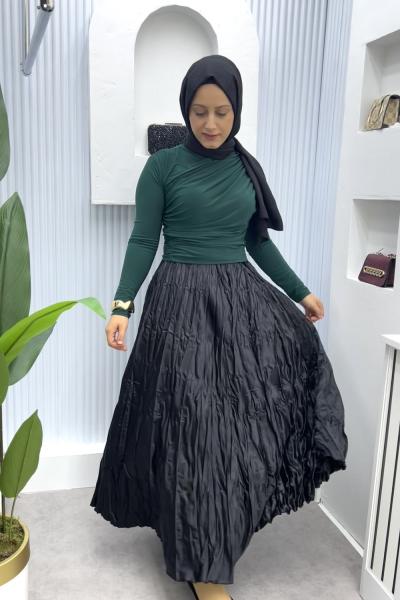 Bella Kombin zümrüt siyah