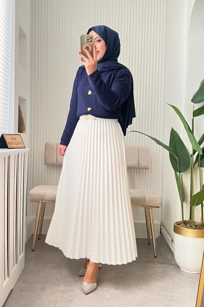 ELİZ KOMBİN Lacivert beyaz