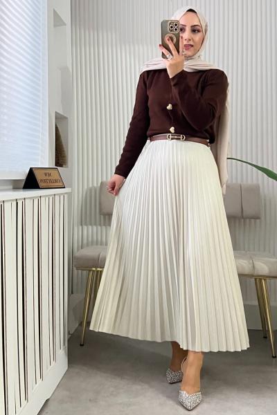 ELİZ KOMBİN Kahverengi Bej