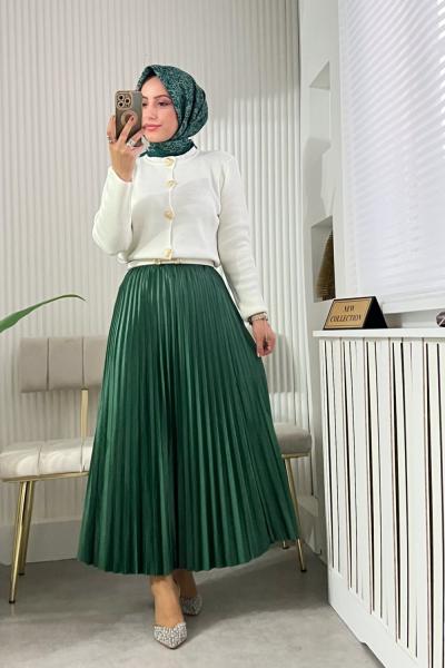 ELİZ KOMBİN ekru yeşil