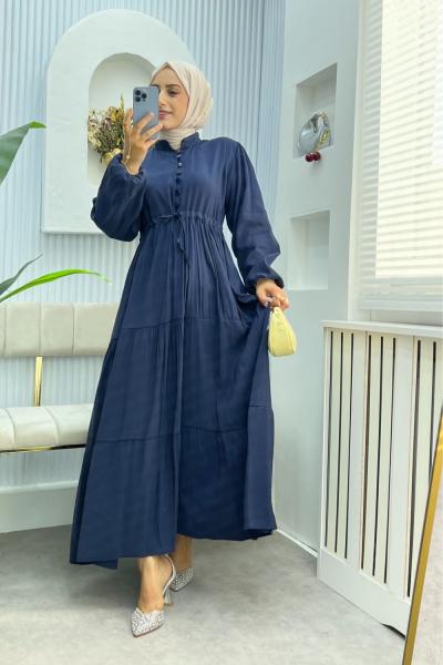 Handa Elbise Lacivert