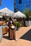 İKİLİ ABAYA Kahverengi