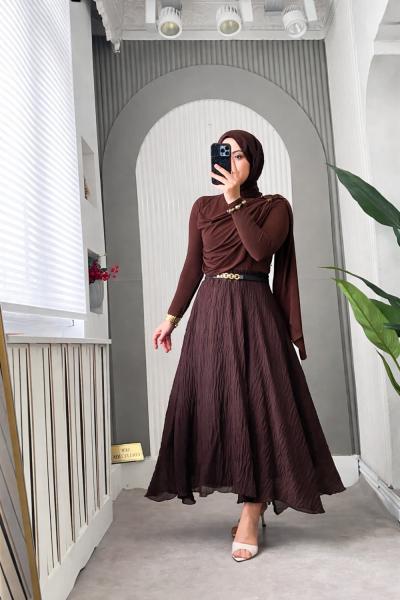 Kuğu Kombin Kahverengi