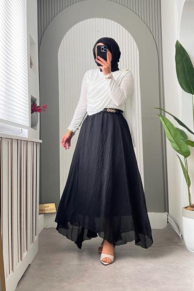 Kuğu Kombin Siyah Ekru