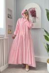 LEYLAK ELBİSE Pembe