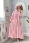 LEYLAK ELBİSE Pembe