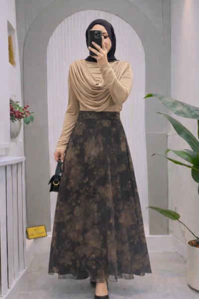 Lotus Takım Bej Kahve