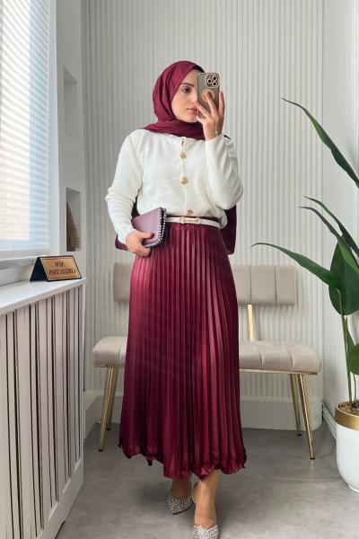 Love Takım Bordo Kemik