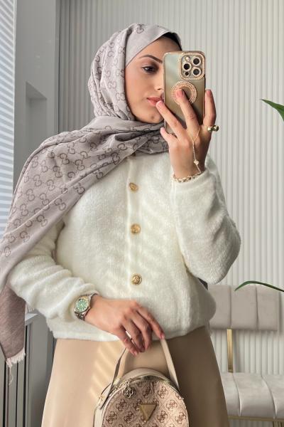 Lüx Tedyy Hırka Ekru