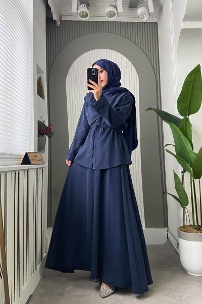 Mery Şal takım  Lacivert