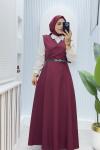 NEVRA   JİLE Bordo Siyah