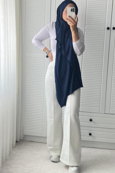 PALAZZO PANTOLON UZUN Beyaz