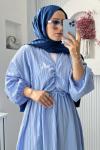 PAMELA ELBİSE Mavi