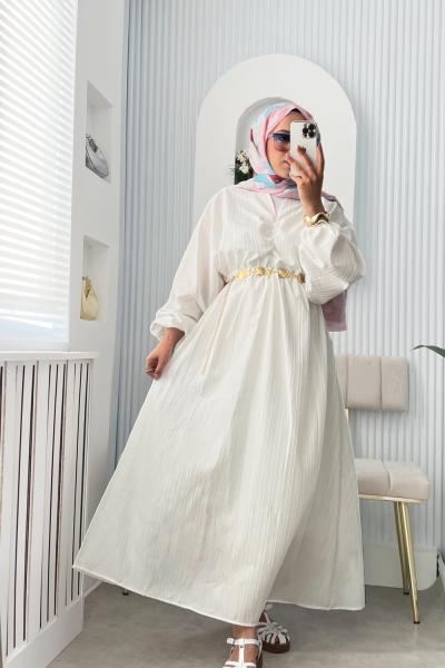 PAMELA ELBİSE Beyaz