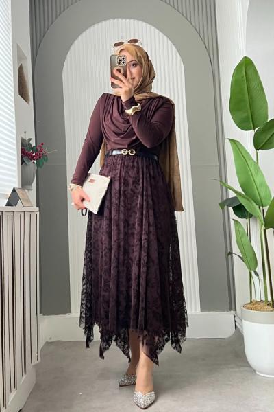 Papatya Takım  Kahverengi