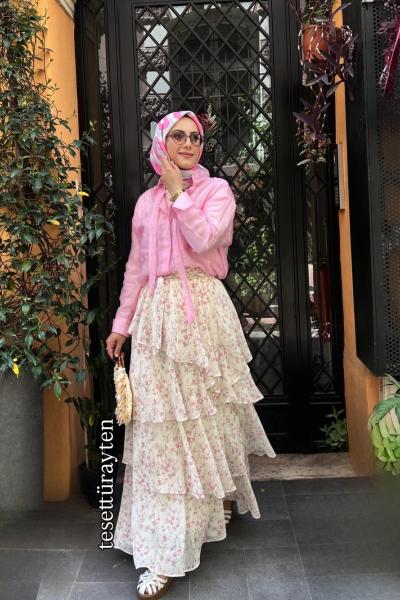 pink etek Pembe