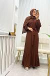 Sultan Elbise Kahverengi