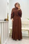 Sultan Elbise Kahverengi