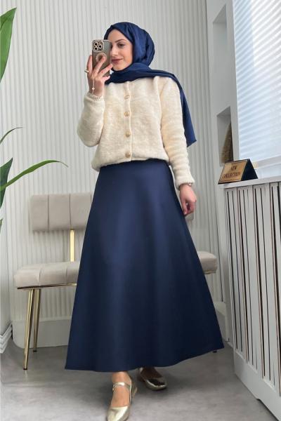 Teddy Kombin Bej  lacivert