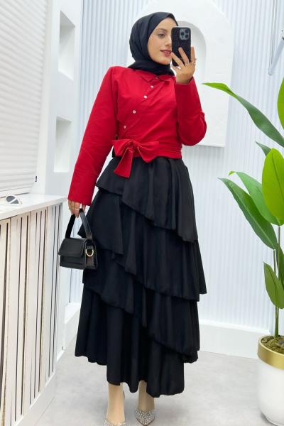 Wuzu Kat Kat Etek Siyah