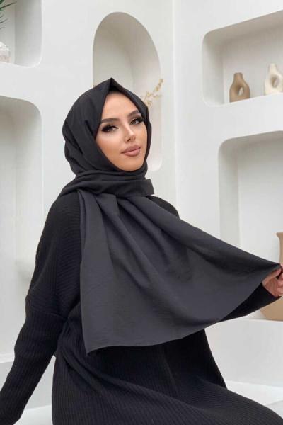 DÜZ ŞAL Siyah