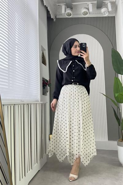 Puanti Kombin Siyah