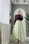 Prenses kombin Mint Yeşili