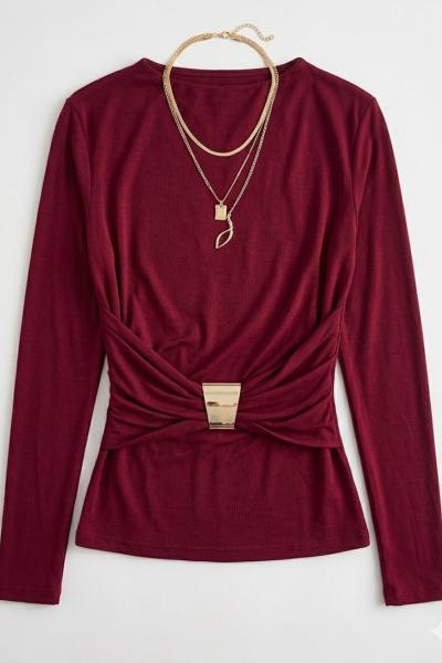 PERA BLUZ Bordo