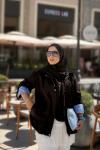 Katlamalı Kollu Kahverengi  / Trençkot Acı Kahve