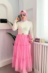 PRENSES KOMBİN Ekru Pembe