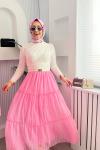 PRENSES KOMBİN Ekru Pembe
